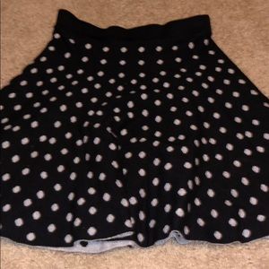 polka dot skirt